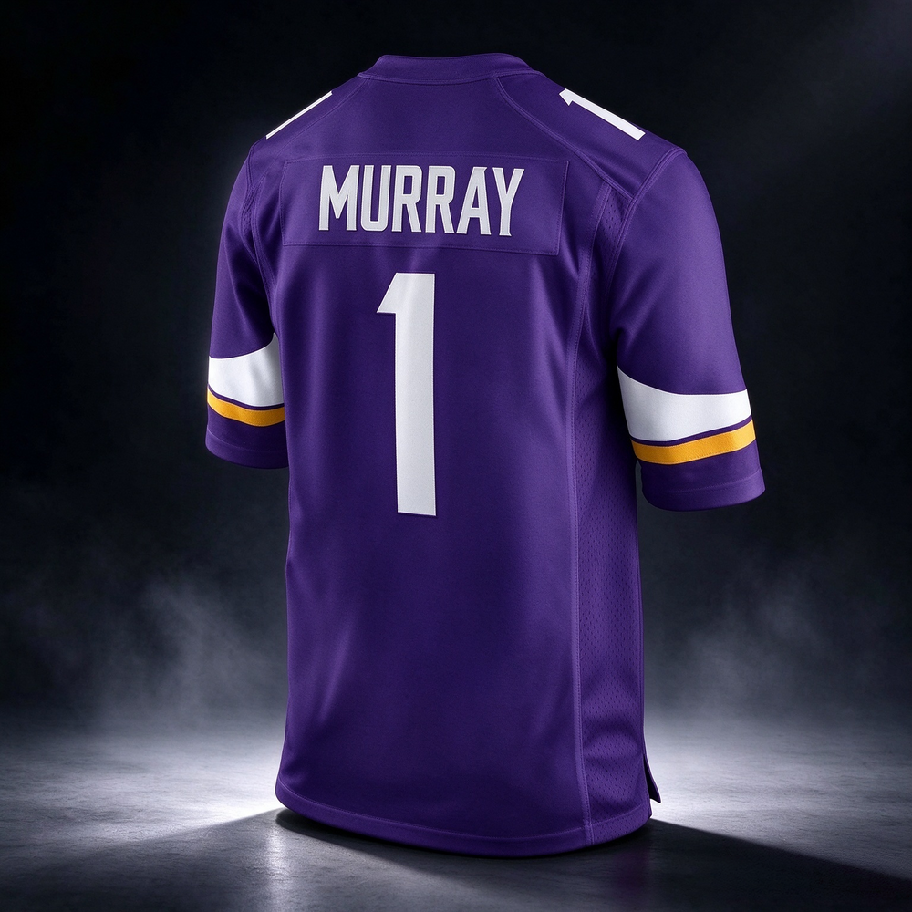 Kyler Murray Vikings #1 Purple Home Stitched Football Game Jersey