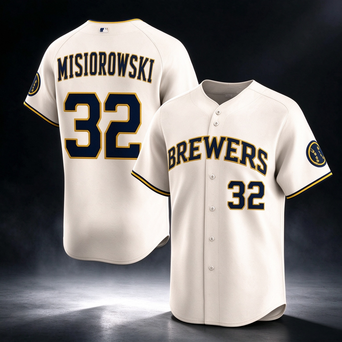 Milwaukee Brewers #32 Jacob Misiorowski Cream 2025 Limited Stitched Baseball Jersey