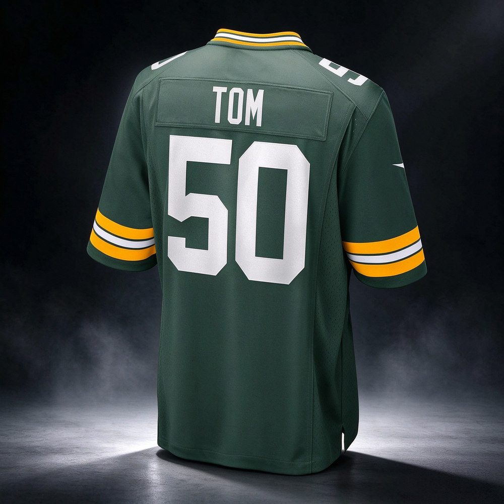 GB.Packers #50 Zach Tom Green Game Player Stitched Football American Jersey