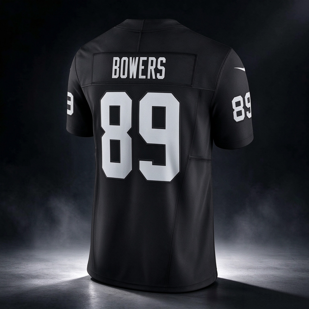 LV.Raiders #89 Brock Bowers Black Team Vapor F.U.S.E. Limited American Football Jerseys