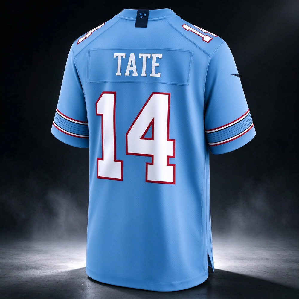 Carnell Tate Titans #14 Light Blue Game Stitched Football Jersey