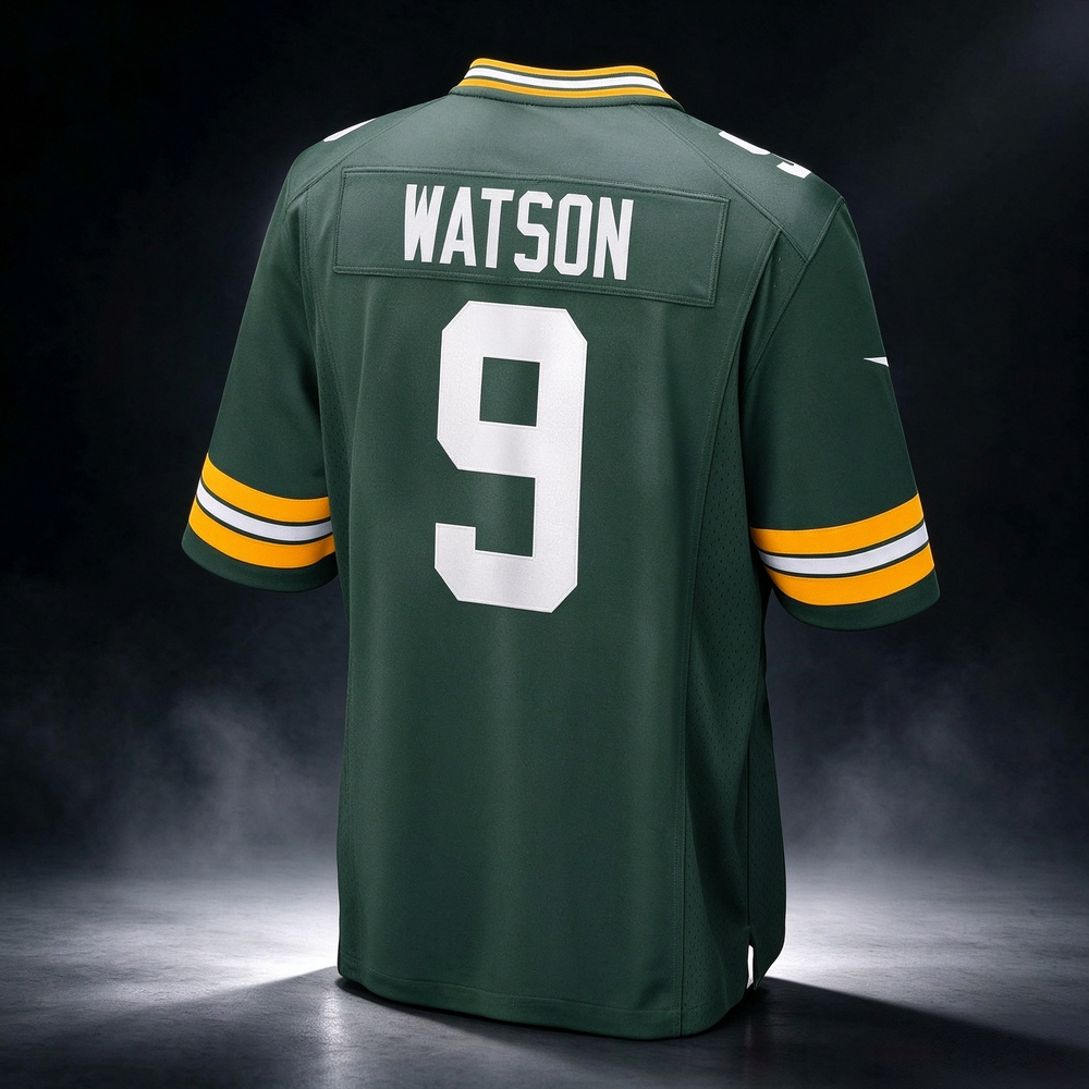 GB.Packers #9 Christian Watson Green Game Stitched Football American Jersey