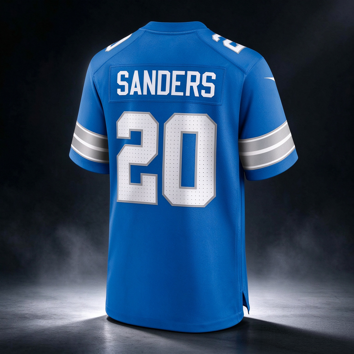 D.Lions #20 Barry Sanders Blue Retired Player Game Stitched Football American Jersey