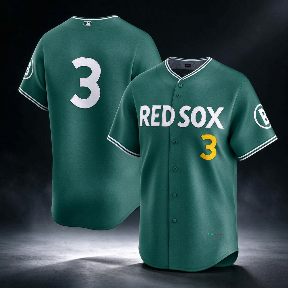 Boston Red Sox #3 Ceddanne Rafaela Green 2025 City Connect Limited Stitched Baseball Jersey