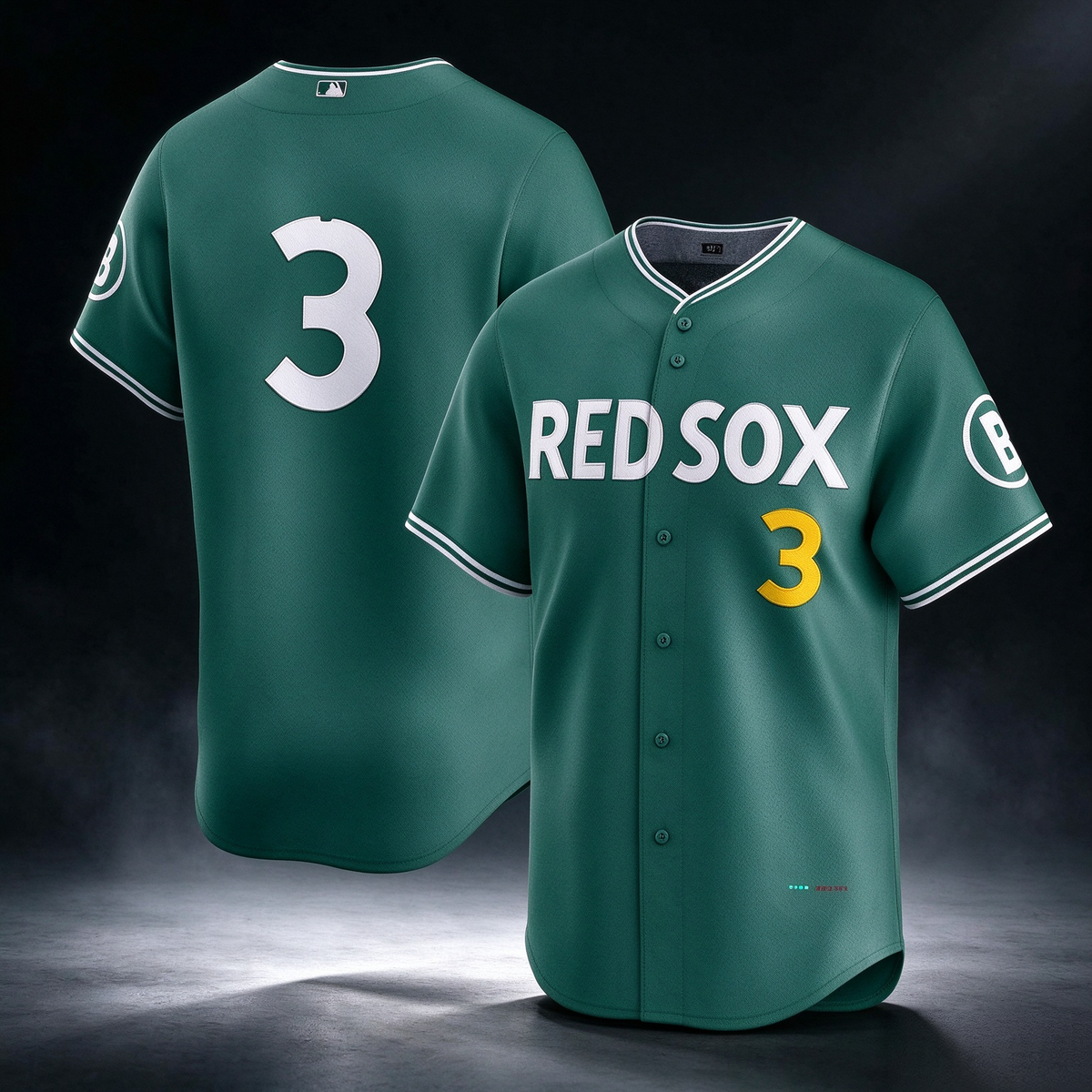 Boston Red Sox #3 Ceddanne Rafaela Green 2025 City Connect Limited Stitched Baseball Jersey