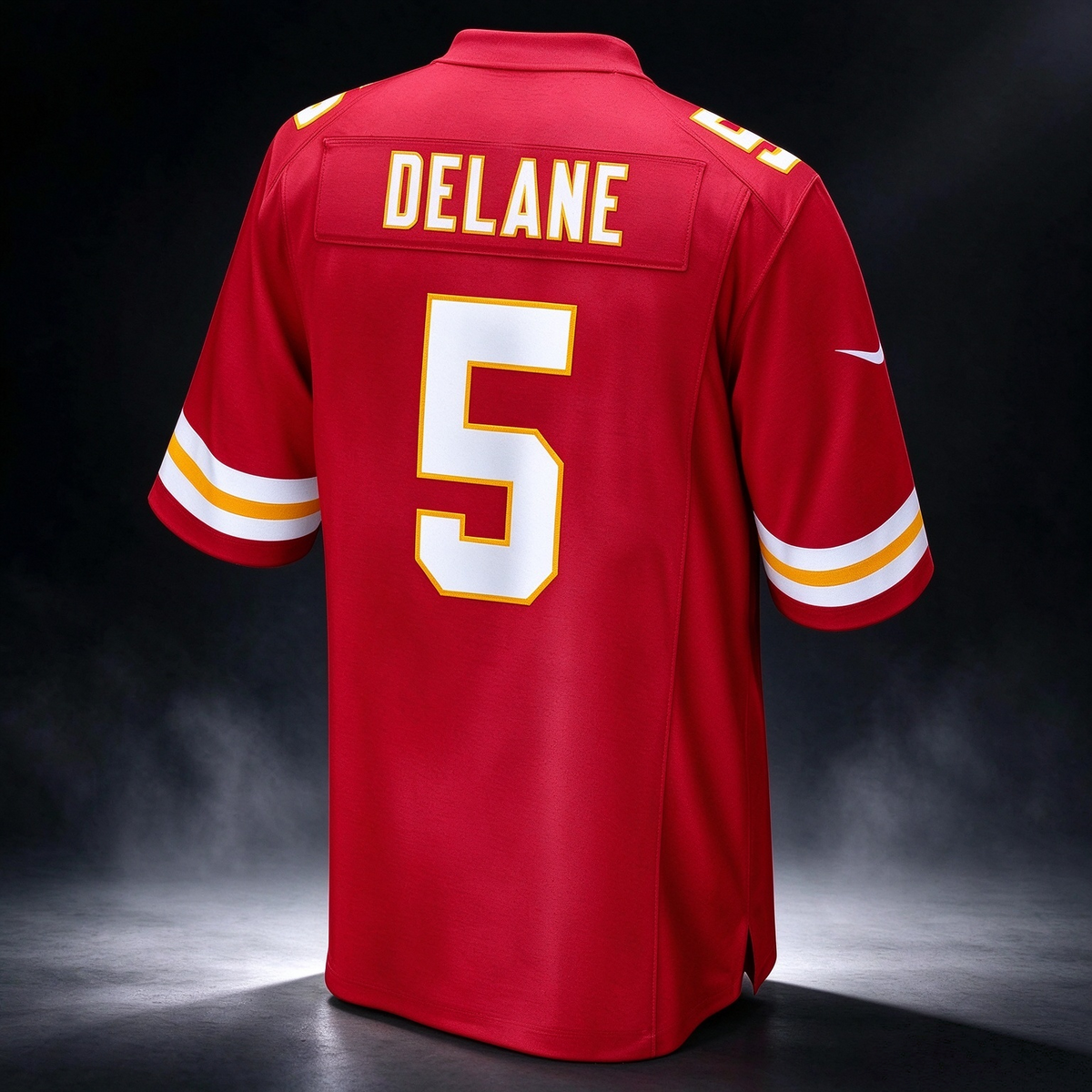 Mansoor Delane Chiefs #5 Red 2026 Draft Game Stitched Football Jersey