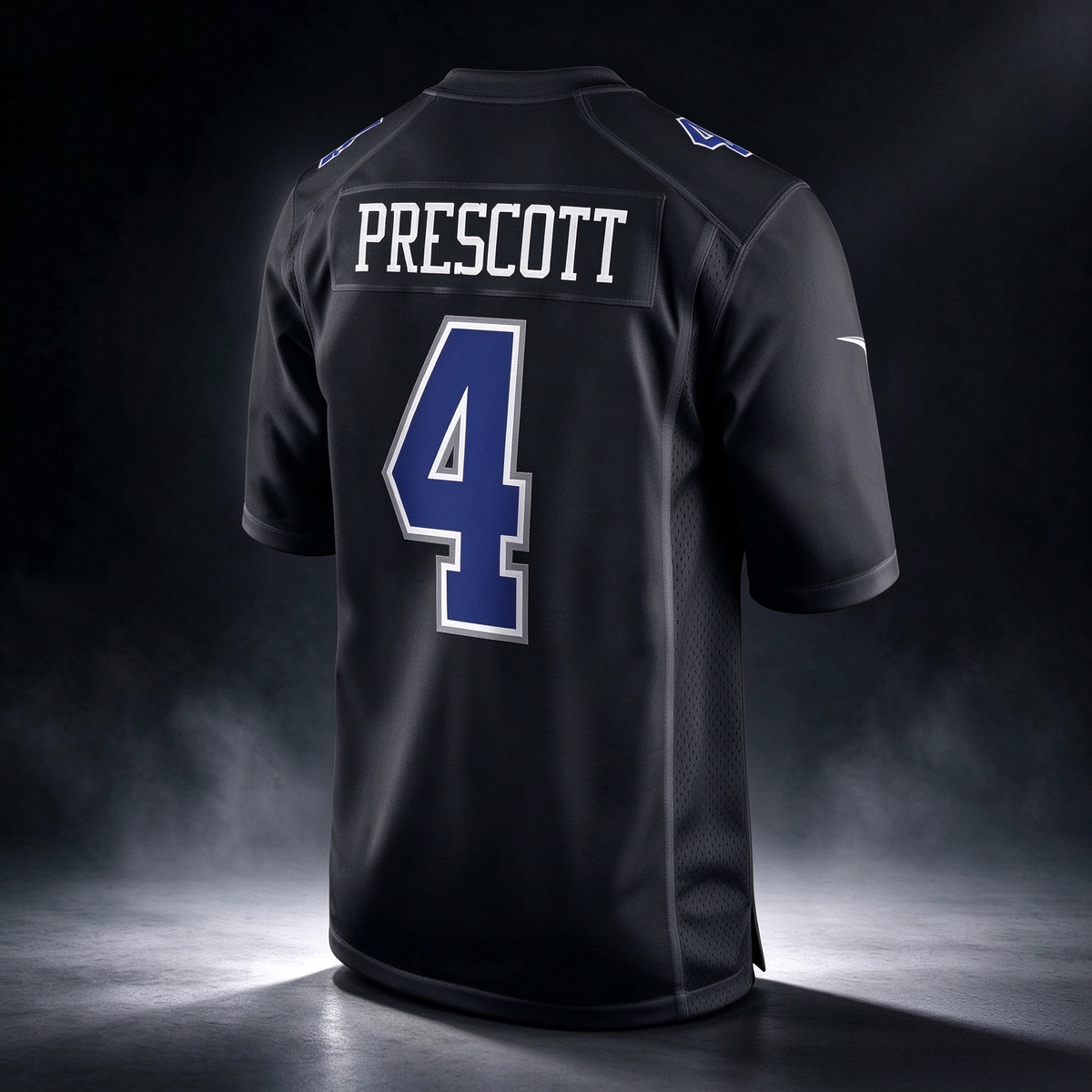 D.Cowboys #4 Dak Prescott Black Alternate Game Team Stitched Football American Jersey
