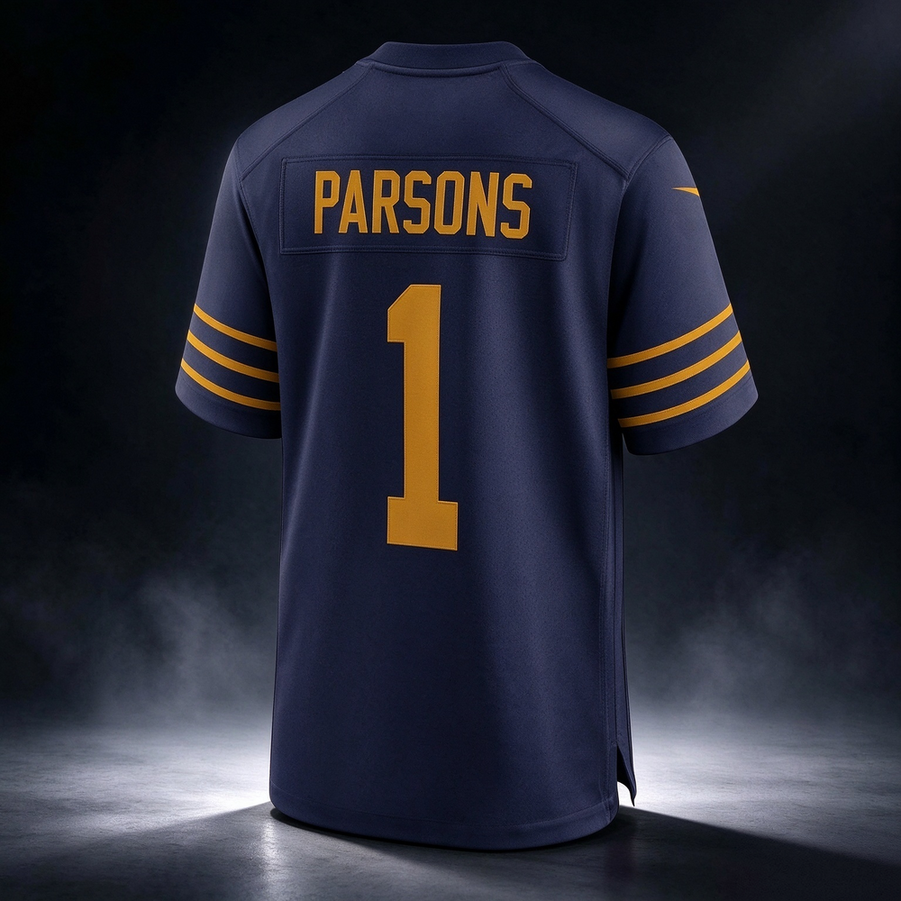 GB.Packers #1 Micah Parsons Navy The 1923 Classic Game Stitched Football American Jersey