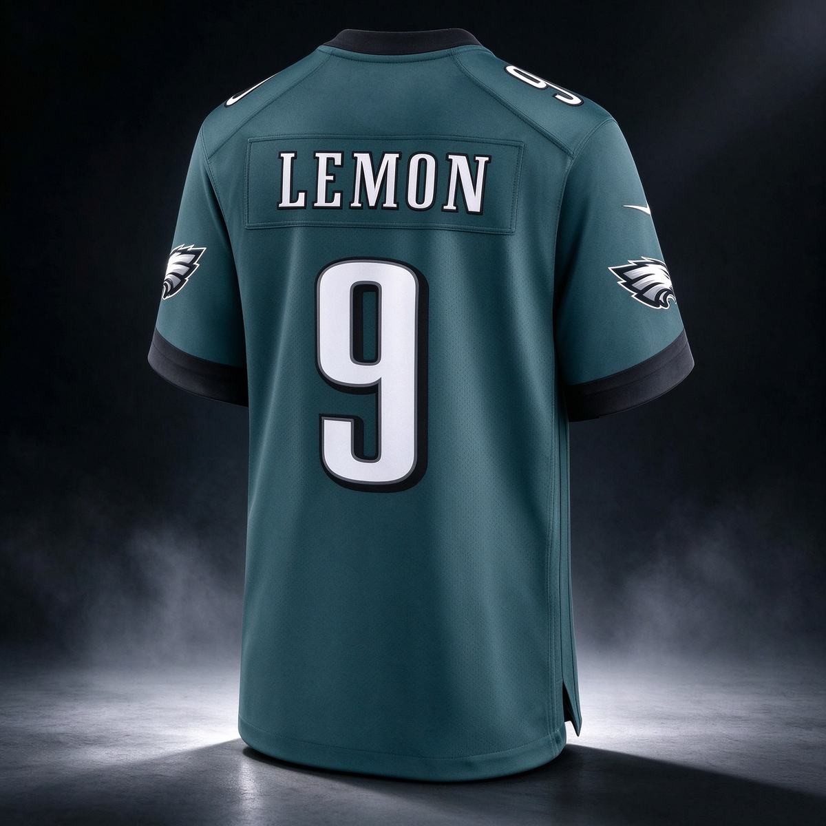 Makai Lemon Eagles #9 Green 2026 Draft Game Stitched Football Jersey