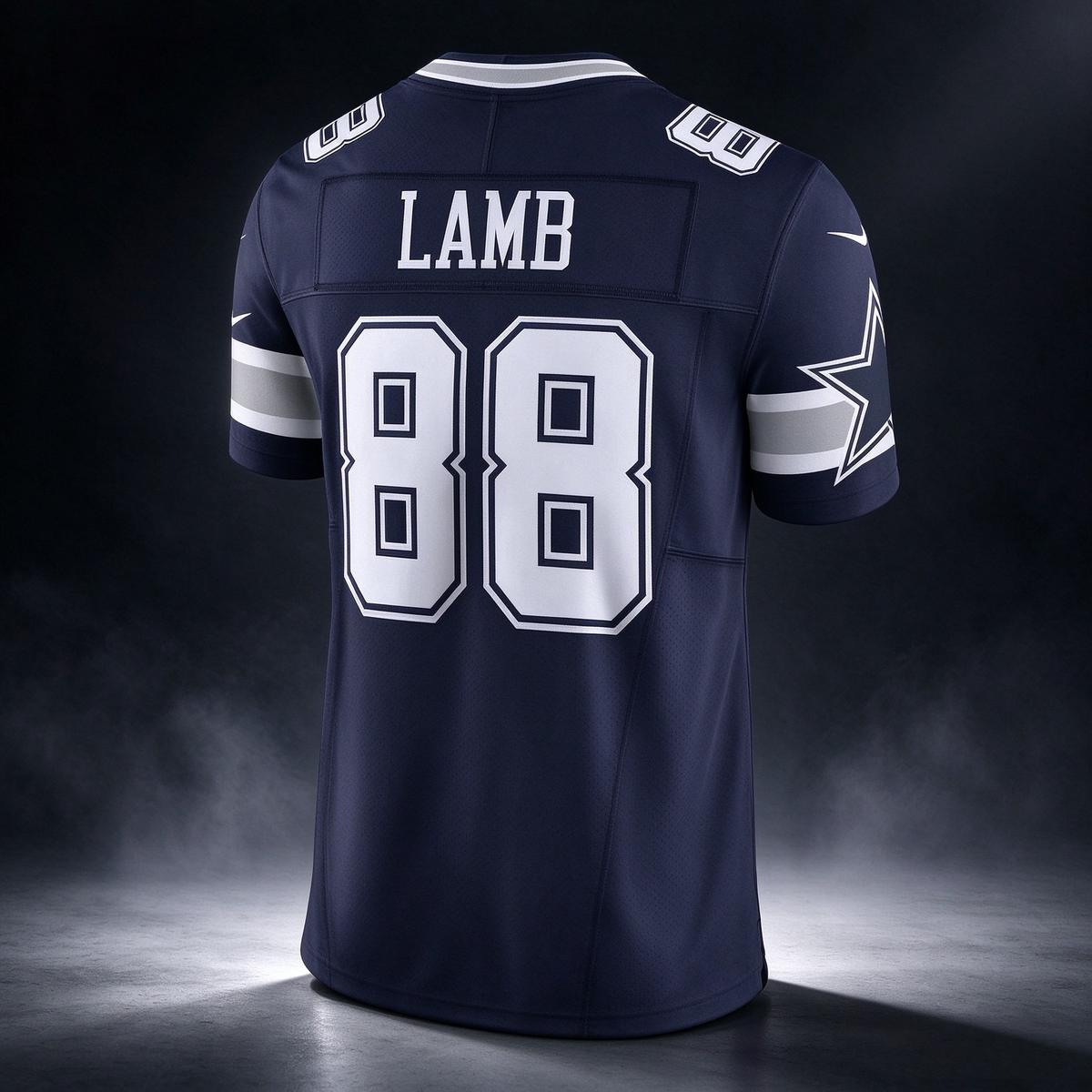 D.Cowboys #88 CeeDee Lamb Navy Vapor F.U.S.E. Limited Stitched Football American Jersey