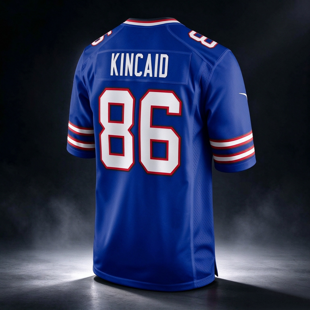 B.Bills #86 Dalton Kincaid Royal Game Stitched Football American Jersey