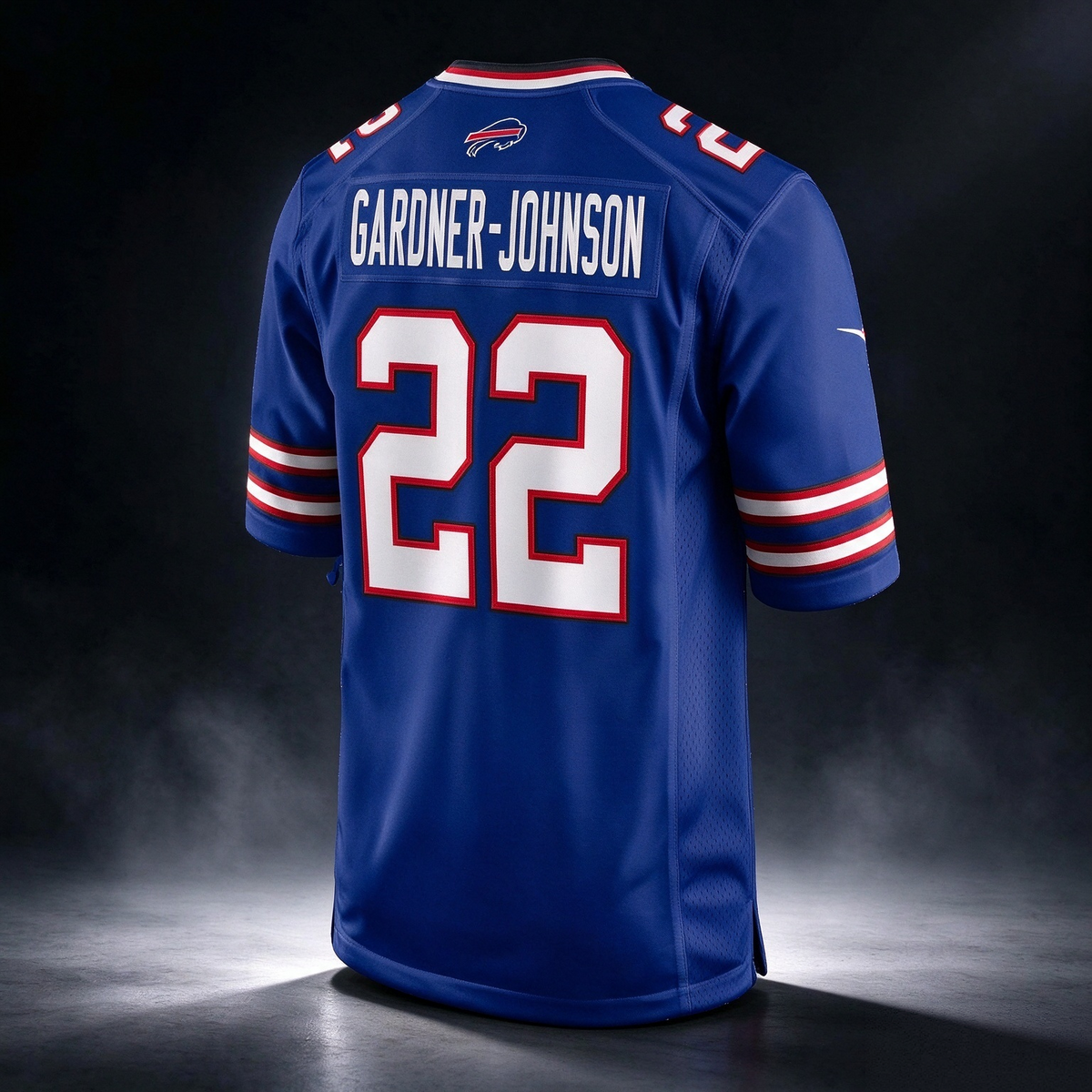 B.Bills #22 Chauncey Gardner-Johnson Royal Team Game Stitched Football American Jersey