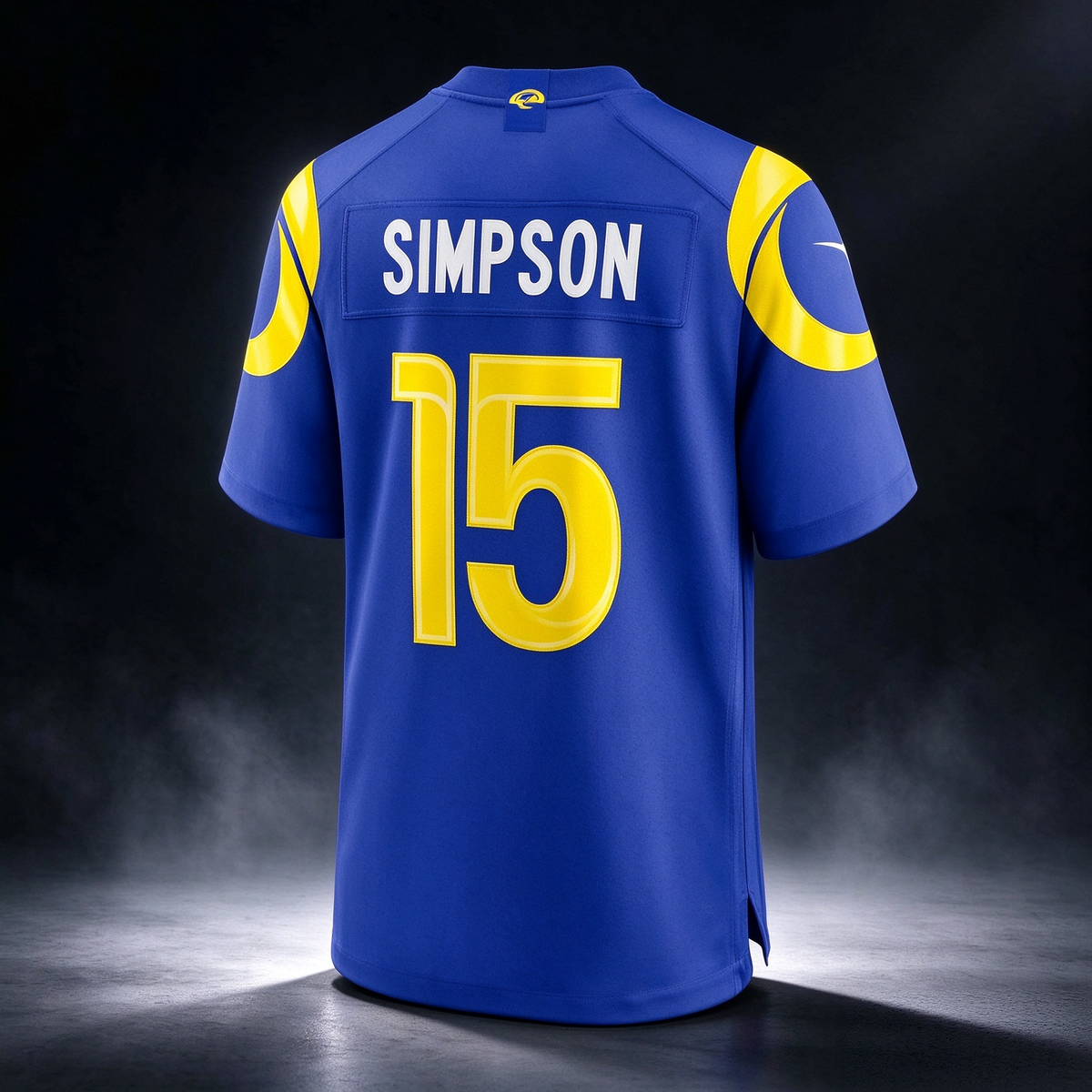 Ty Simpson Rams #5 Royal 2026 Draft Game Stitched Football Jersey