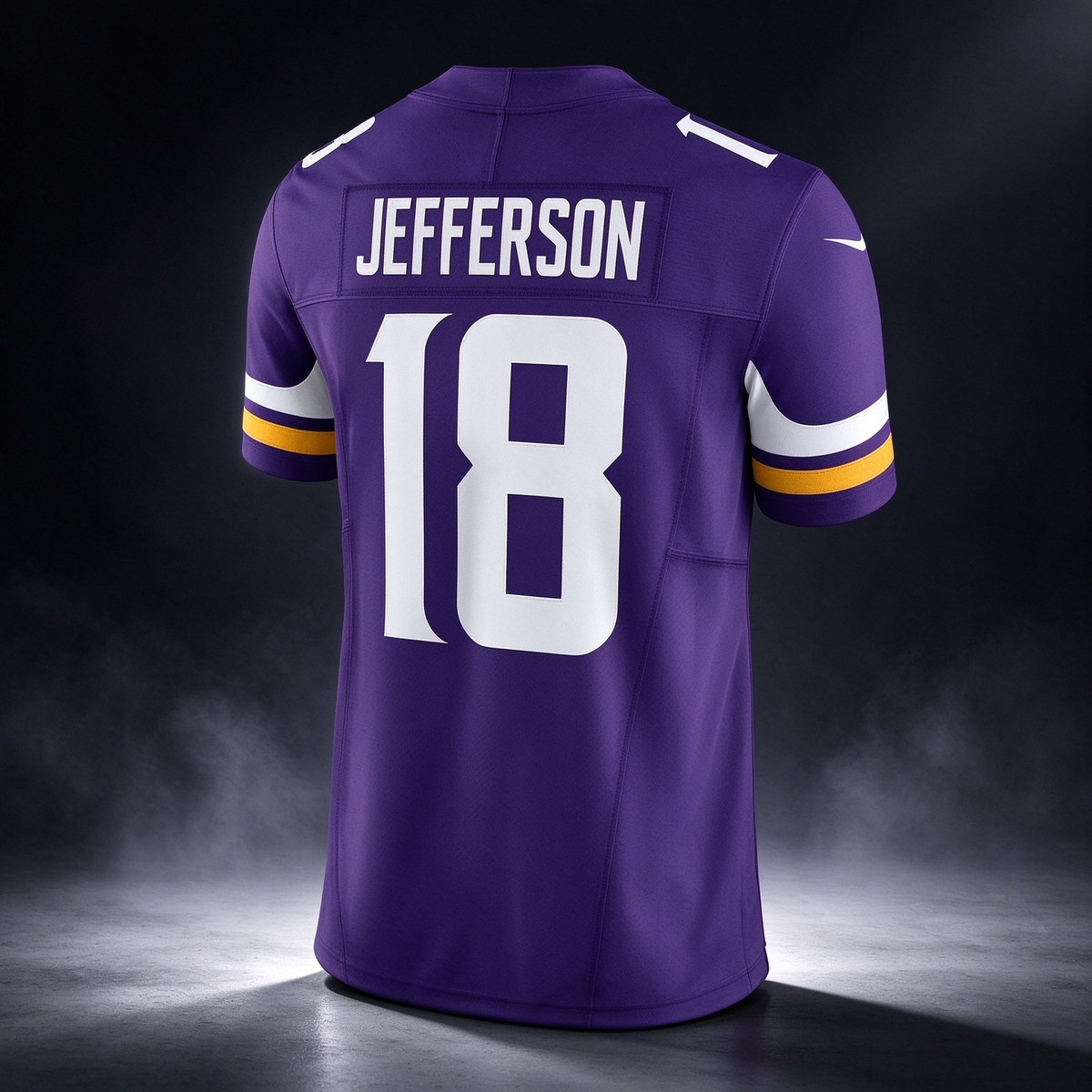 Justin Jefferson Vikings #18 Purple Vapor F.U.S.E. Limited Stitched Football Jerseys