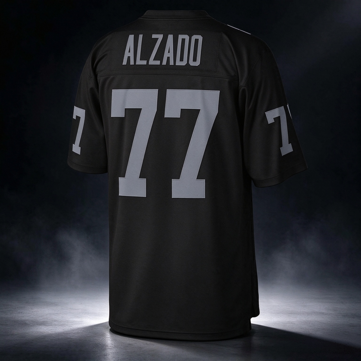 LV. Raiders #77 Lyle Alzado Mitchell & Ness Legacy Replica Jersey - Black Stitched American Football Jerseys
