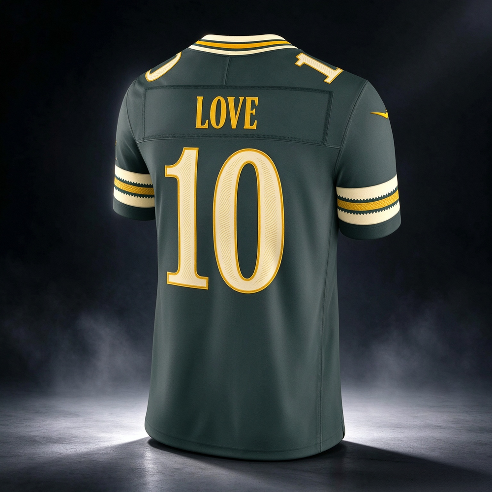 GB.Packers #10 Jordan Love Green 2026 Rivalries Collection Limited Football Stitched Jersey