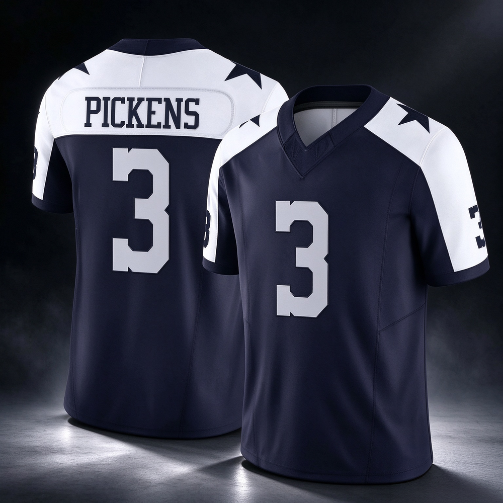D.Cowboys #3 George Pickens Alternate Vapor F.U.S.E. Stitched Football Jerseys