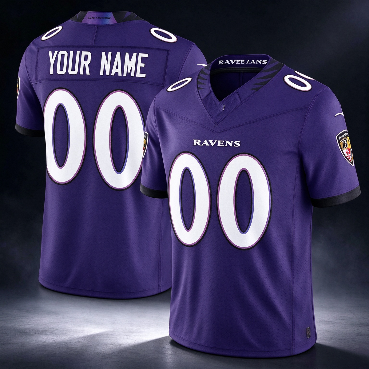 Custom Baltimore Ravens 2026 Vapor F.U.S.E Limited Football Stitched Jersey