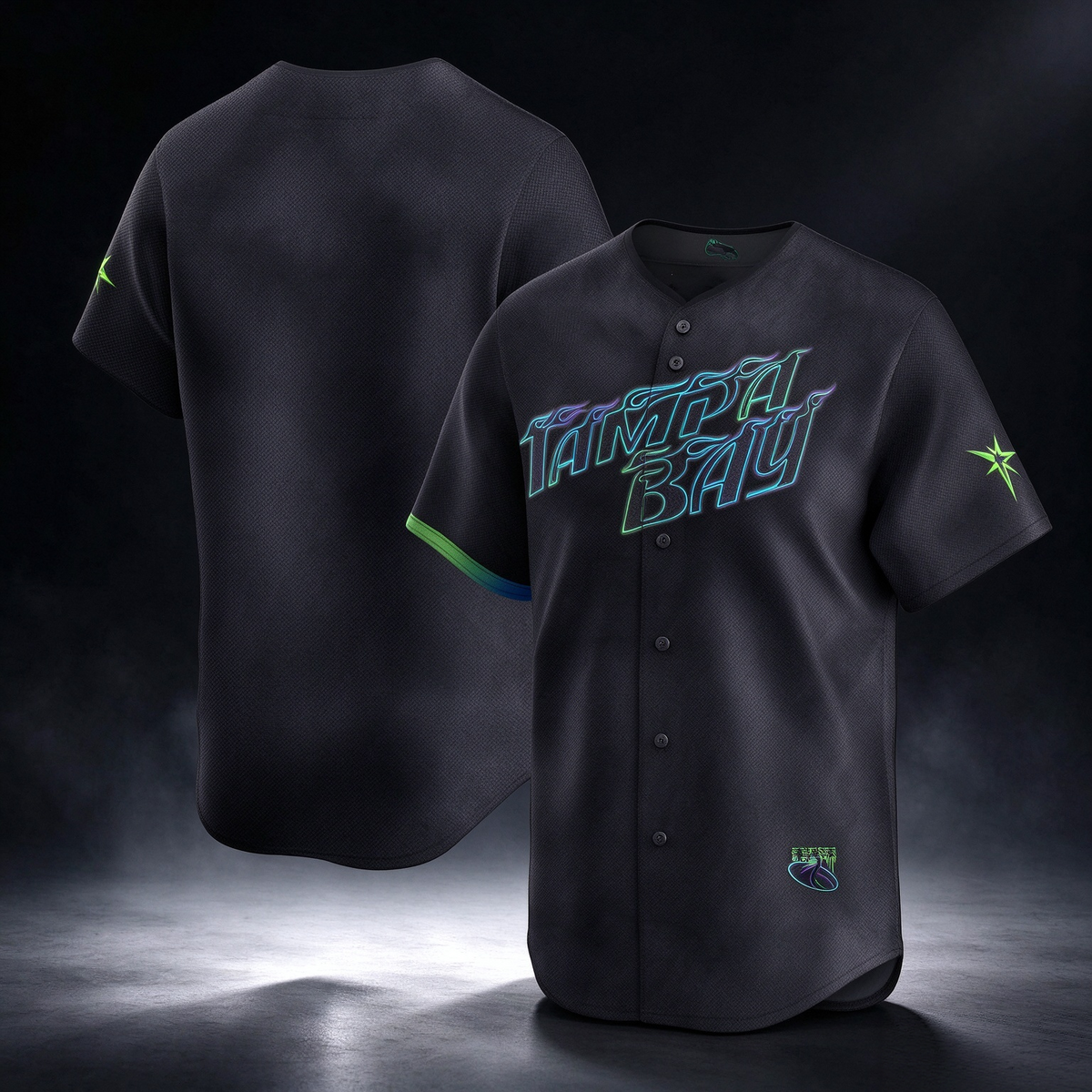 Tampa Bay Rays Black City Connect Limited Baseball Jersey