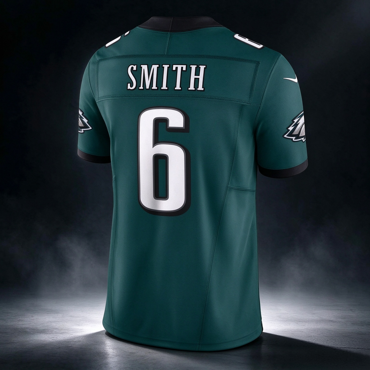 P.Eagles #6 DeVonta Smith Midnight Green Vapor F.U.S.E. Limited Football Stitched jersey