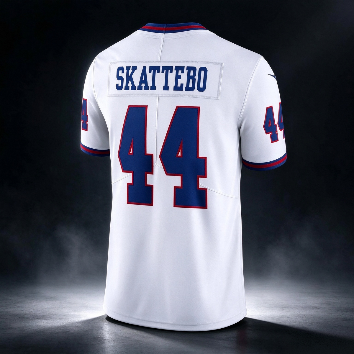 NY.Giants #44 Cam Skattebo White Vintage White Vapor Untouchable Stitched Limited Football Jersey