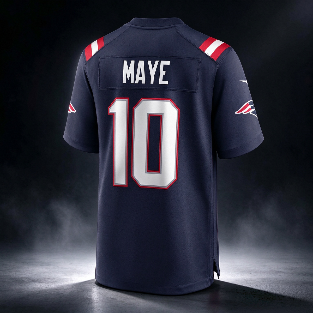 NE.Patriots #10 Drake Maye Navy Player Game Football Jersey