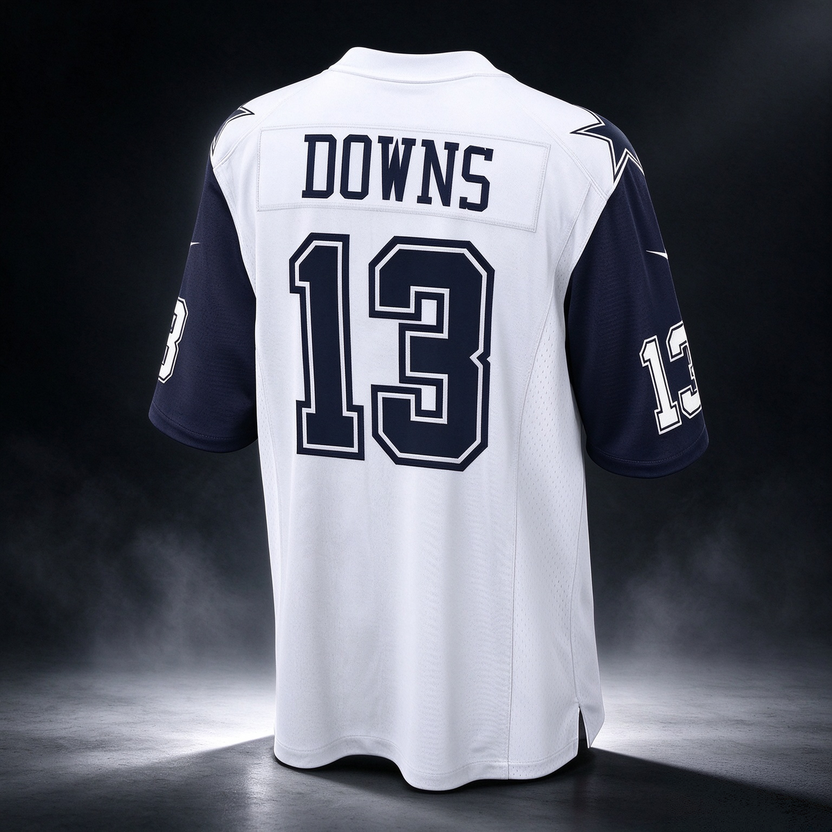 Caleb Downs Cowboys #13 White Alternate 2026 Draft Game Stitched Football Jersey