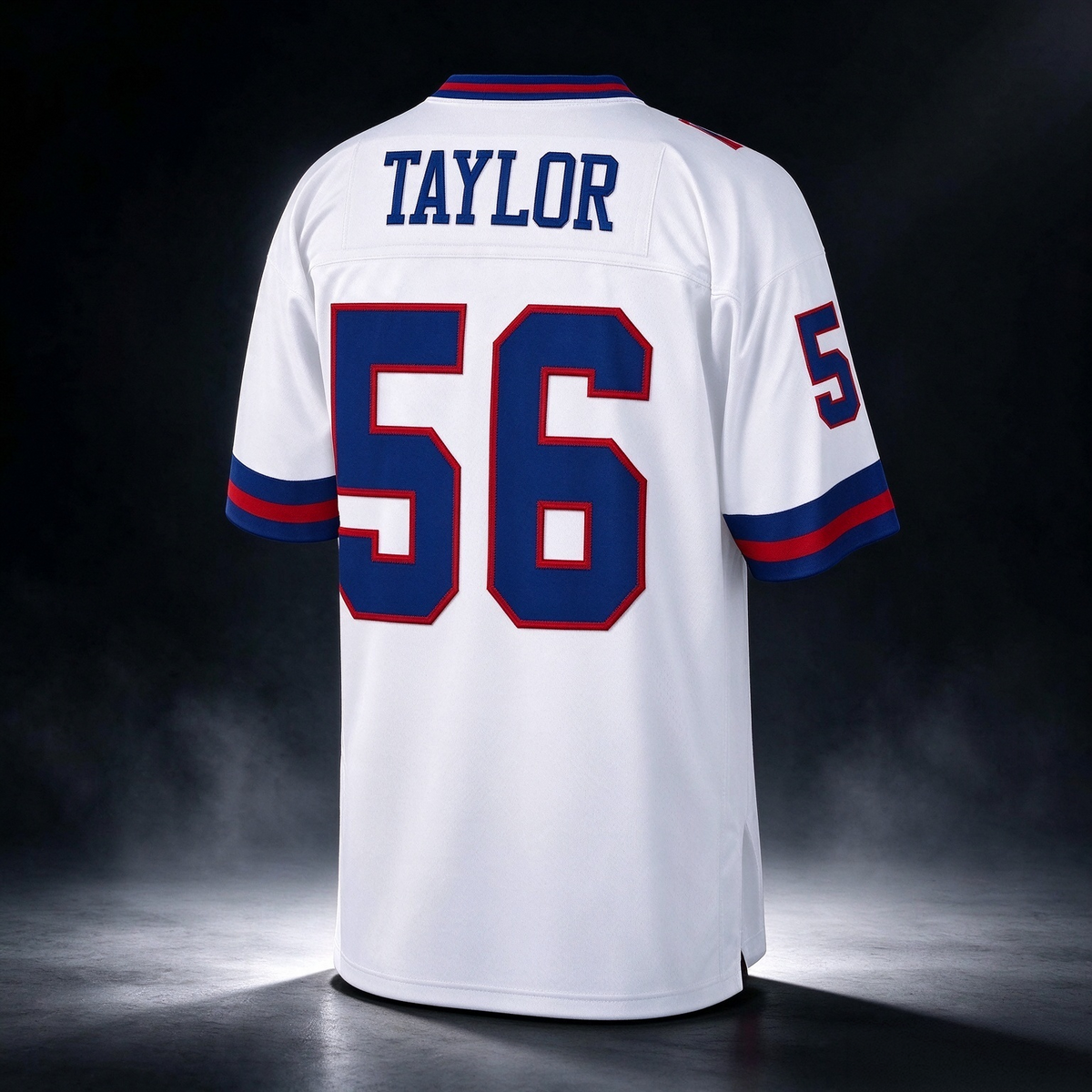 NY.Giants #56 Lawrence Taylor Mitchell & Ness White Legacy Replica Football Jersey