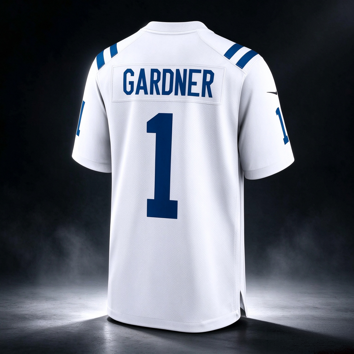 IN.Colts #1 Ahmad Sauce Gardner White Game Football Jersey Marou