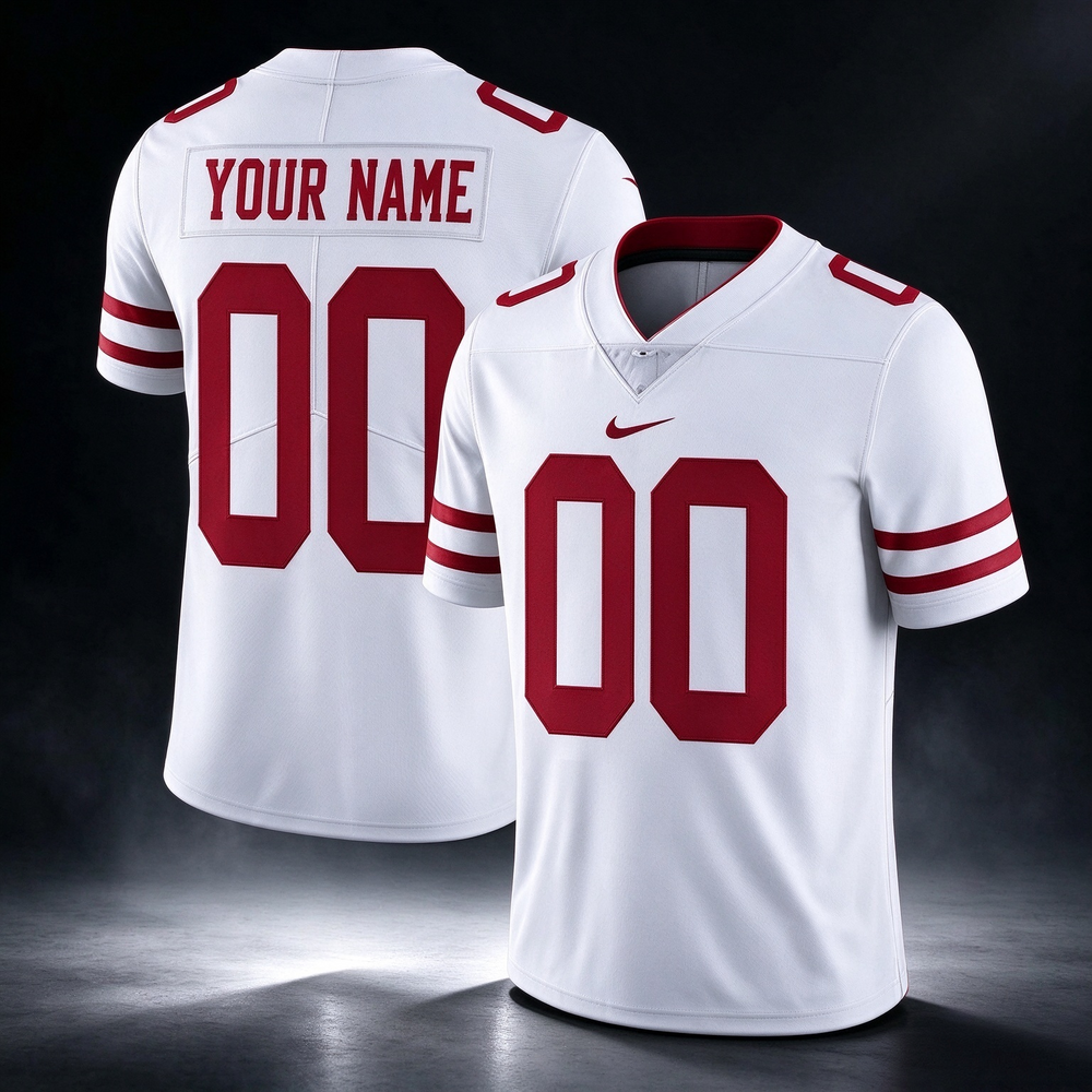 Custom SF.49ers Road White Vapor Untouchable Limited Football Jersey Marou