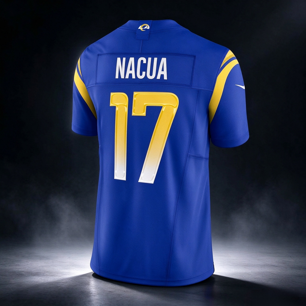 LA.Rams #17 Puka Nacua Royal Vapor F.U.S.E. Limited Football Jersey Marou