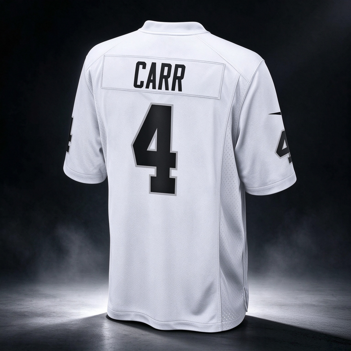 L.Raiders #4 Derek Carr White Game Jersey Stitched American Football Jerseys