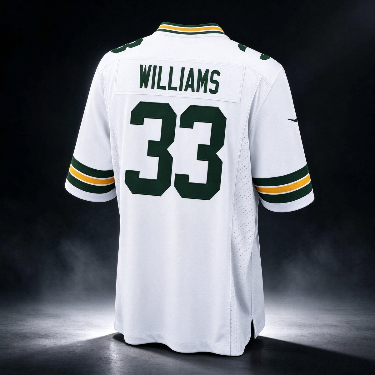 GB.Packers #33 Evan Williams Away Game Stitched Football American Jersey