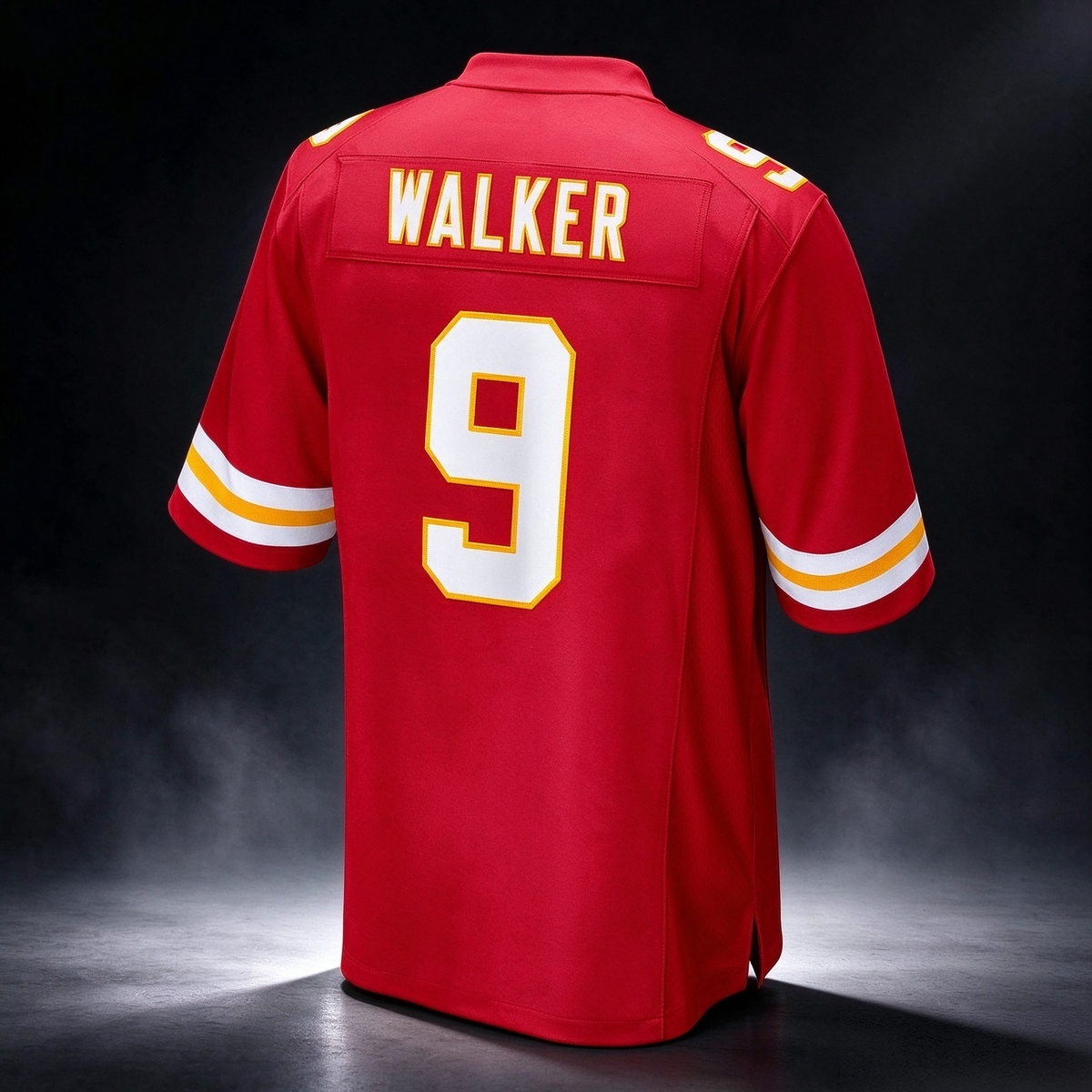 KC.Chiefs #9 Kenneth Walker III Red Game Football Jersey Marou