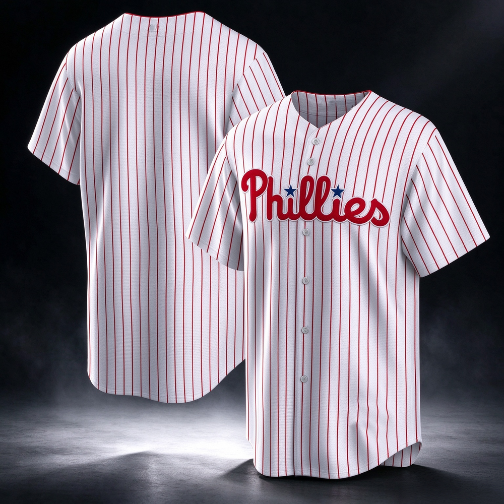 Philadelphia Phillies White Home Replica Team Baseball Jersey