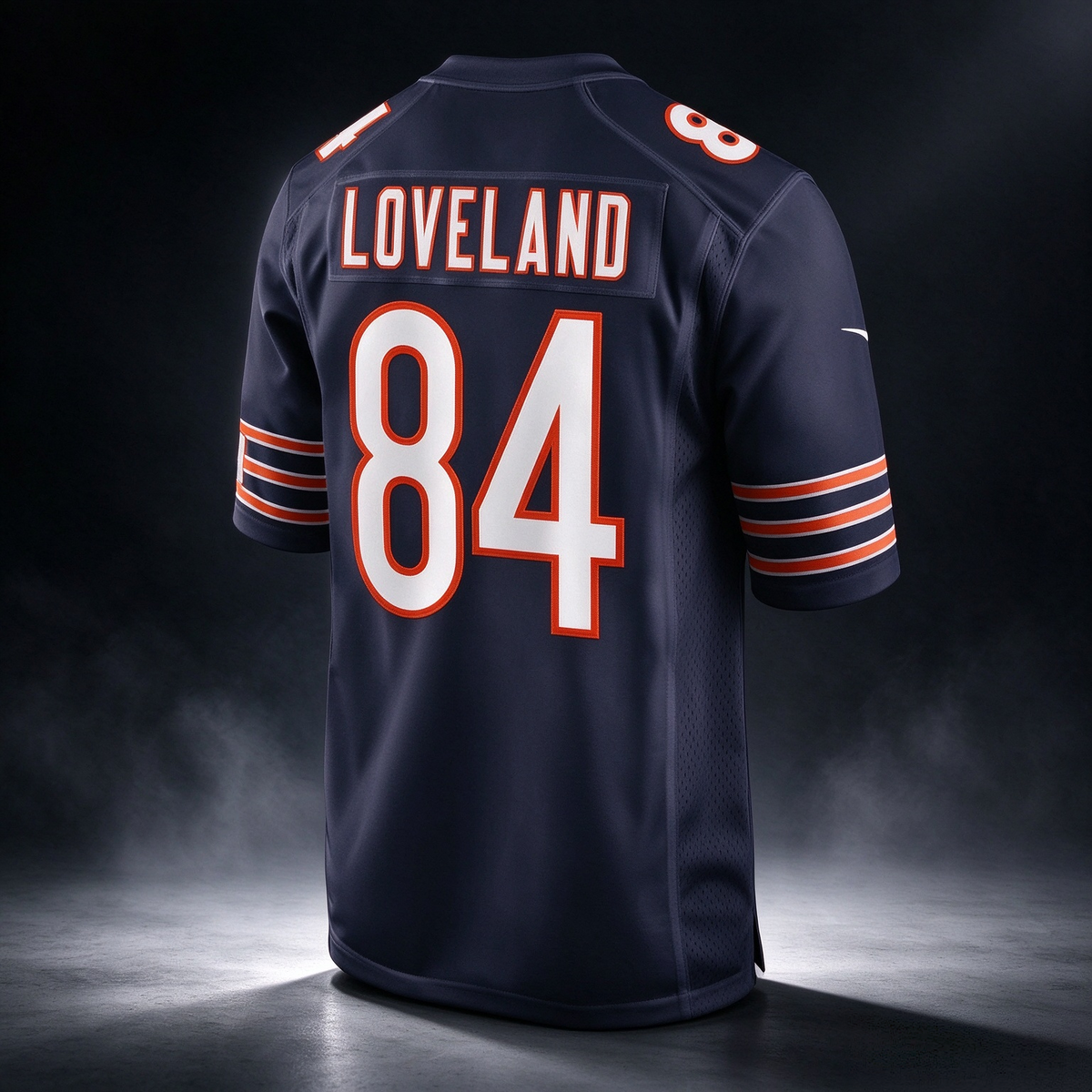 C.Bears #84 Colston Loveland Navy 2025 Draft First Round Pick Game Stitched Football American Jersey