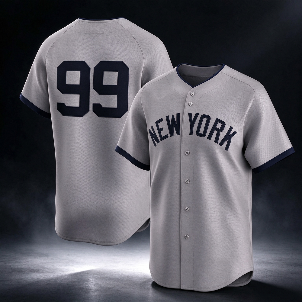 New York Yankees #99 Aaron Judge Gray Road Limited Player Baseball Jersey