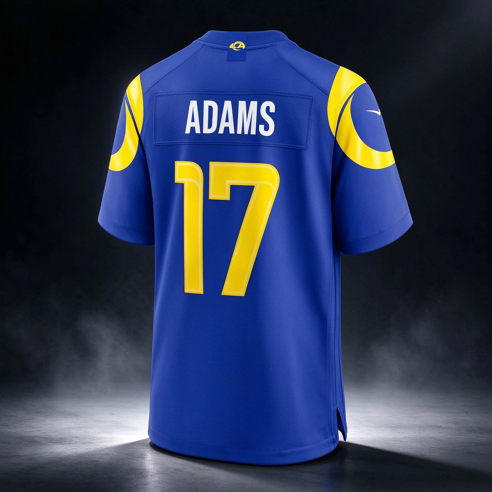 LA.Rams #17 Davante Adams Royal Team Game Player Stitched Football American Jersey