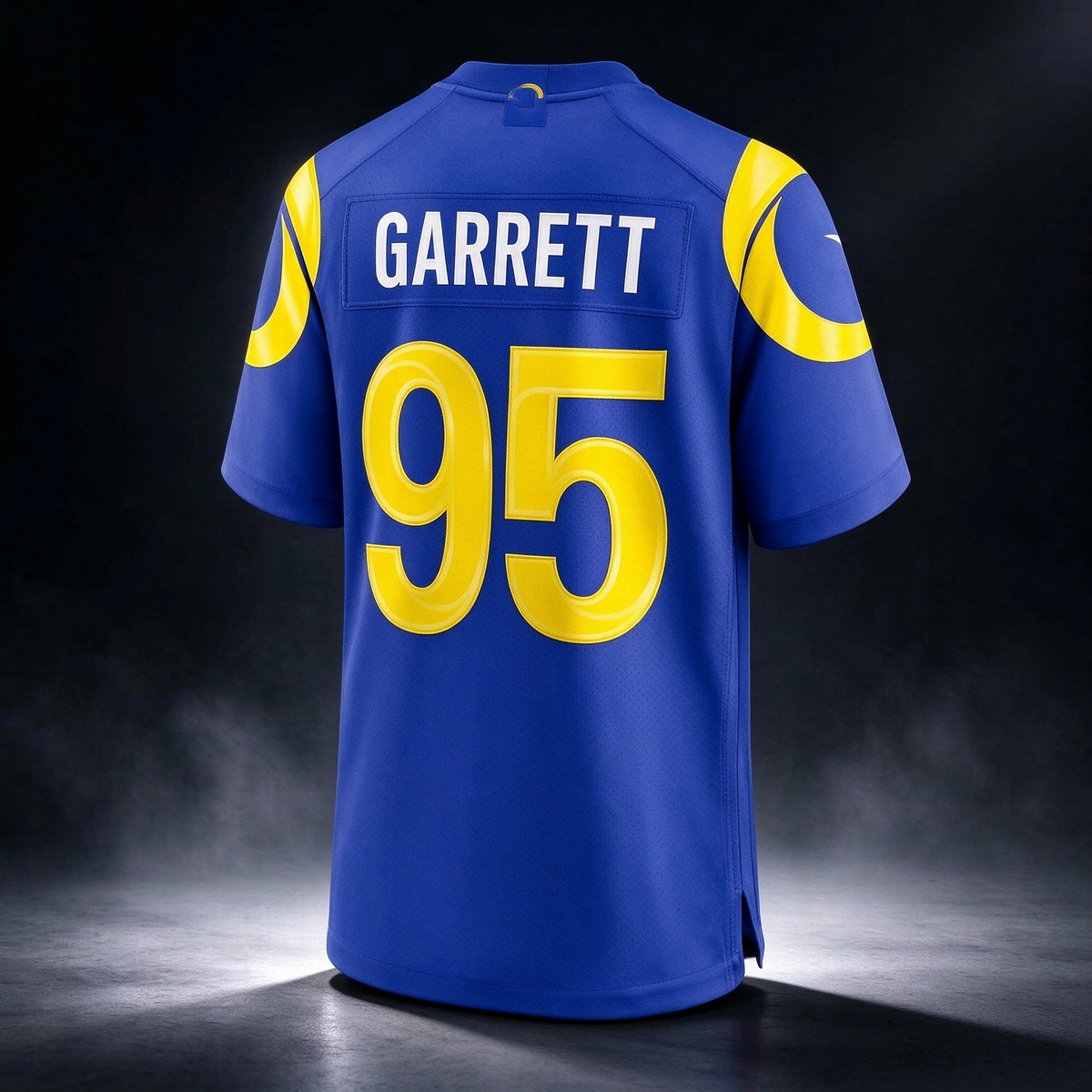 LA.Rams #95 Myles Garrett Royal Game Stitched Football American Jersey