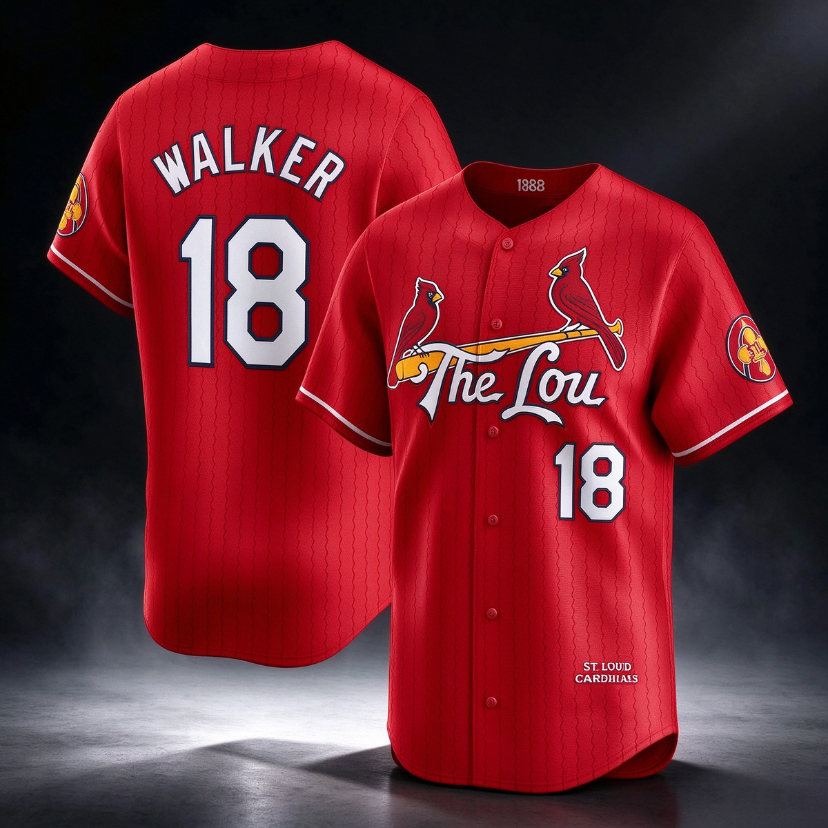 St. Louis Cardinals #18 Jordan Walker Red City Connect Limited Player Baseball Jersey
